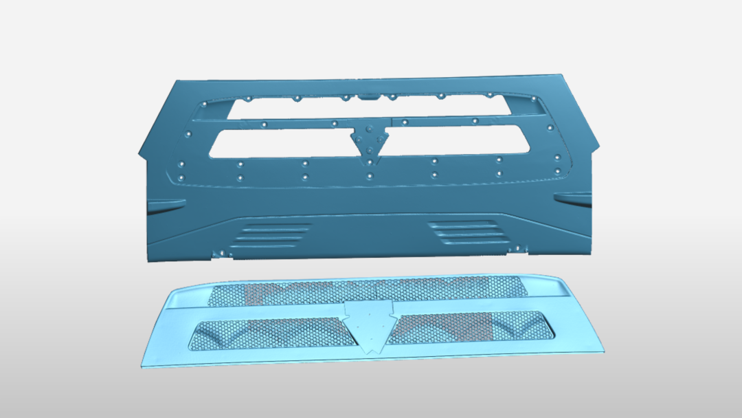 汽车保险杠3D扫描数据