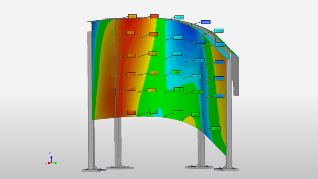 幕墙结构件三维检测-曲面分析