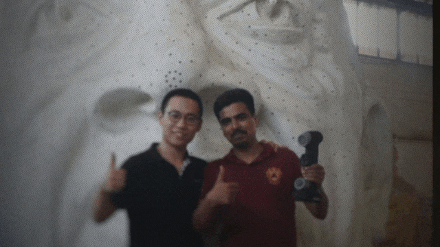 擎天巨像的精准铸造：182米世界最高雕像的“数字骨架