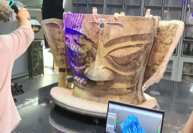 中观三维扫描仪助力三星堆数字考古文物建模 中观三维扫描仪助力三星堆数字考古文物建模