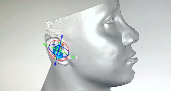 MarvelScan三维扫描仪应用于人脸和耳朵3D扫描建模 MarvelScan三维扫描仪应用于人脸和耳朵3D扫描建模