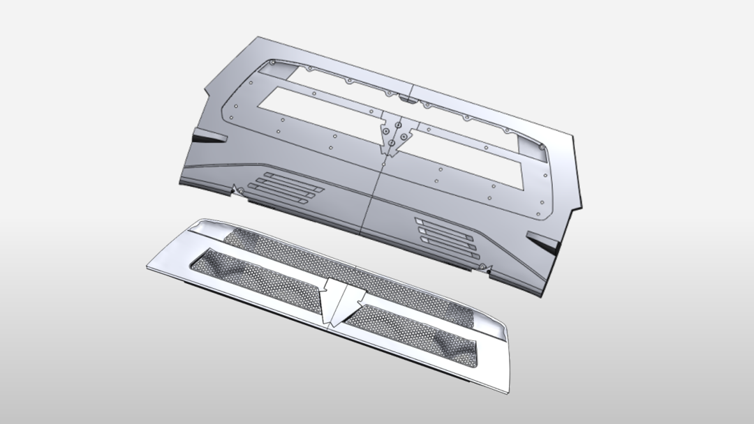 汽车保险杠3D逆向数据 汽车保险杠3D逆向数据
